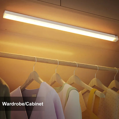 Led Motion Sensor Light Wireless Night Type C Rechargeable Cabinet Wardrobe Lamp Staircase Backlight