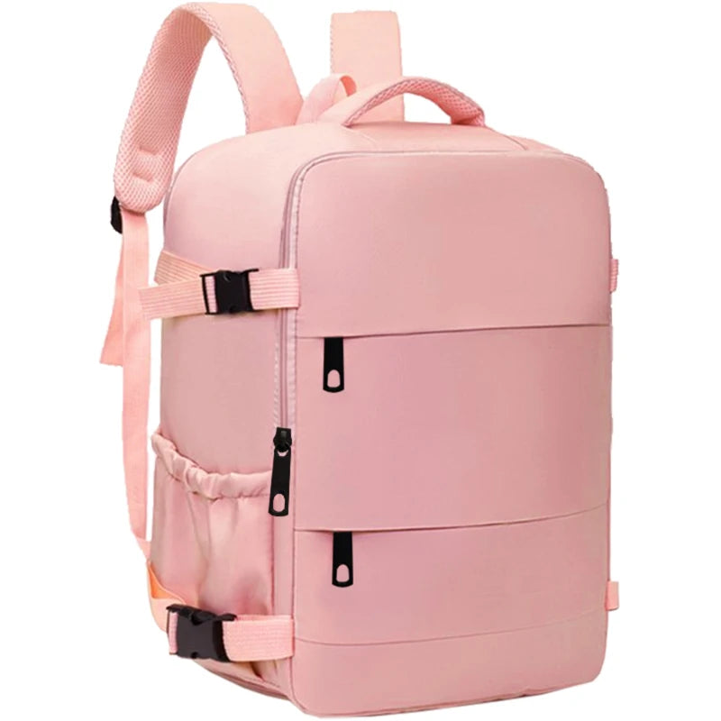 Multi-Pocket Lightweight Backpack with Adjustable Straps
