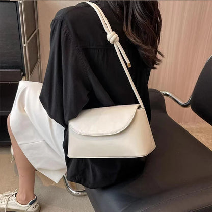 PU Leather Crossbody Bag – French Style Underarm Shoulder Bag