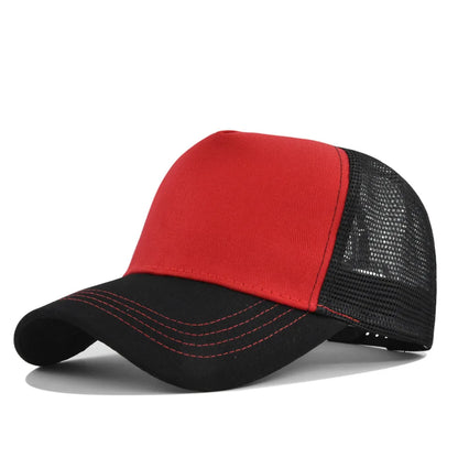 Custom Logo 5-Panel Mesh Trucker Baseball Cap – Men & Women