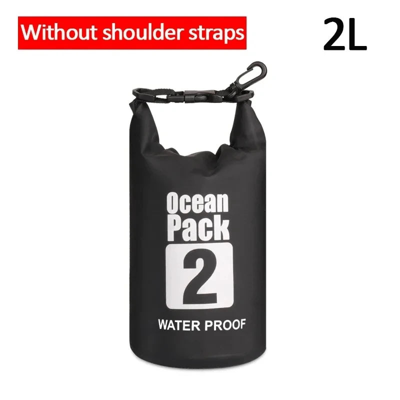 Waterproof Dry Bag 2L–30L – PVC Ocean Pack for Outdoor Sports