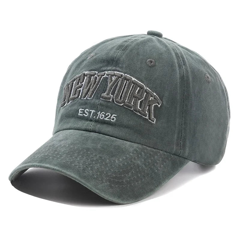 New York Washed Cotton Baseball Cap – Unisex Dad Hat