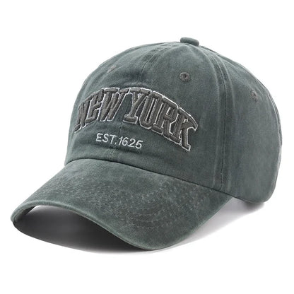 New York Washed Cotton Baseball Cap – Unisex Dad Hat