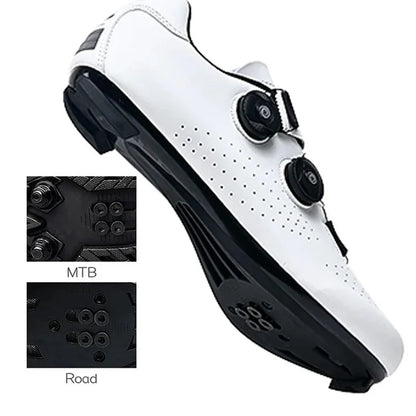 MTB Cycling Shoes – Men's Mountain Bike Sneakers with Dual Dial Closure