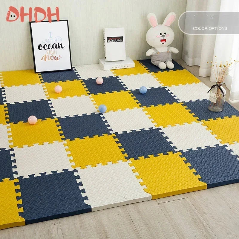Foam Interlocking Floor Tiles 30x30cm Non-Slip Play Mat for Kids & Gym