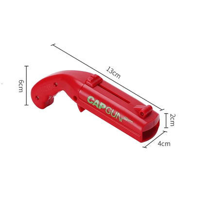 Cap Gun Beer Bottle Opener Portable Beverage Drinking Opening Launcher Kitchen Party Supply Bar Tool