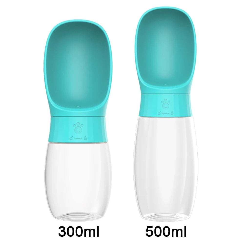 Portable Pet Water Bottle with Drinking Bowl for Dogs & Cats