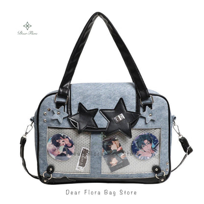 Ita Bag Y2K Star Crossbody – Transparent DIY Display Shoulder Bag