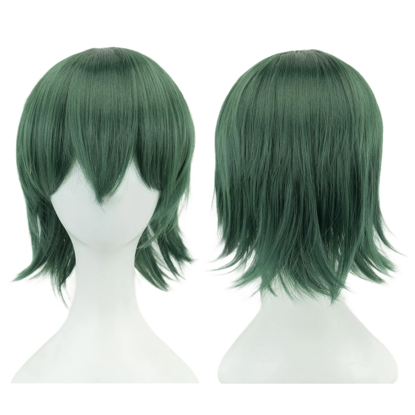 12-Inch Short Cosplay Bob Wig – Multi-Color Synthetic Hair