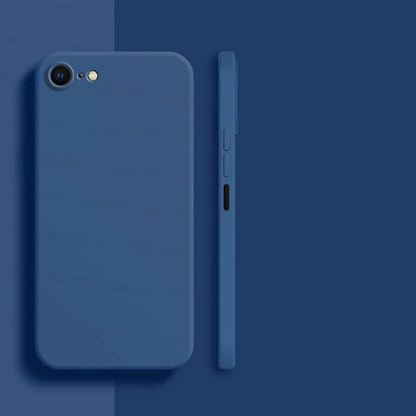Case Iphone 7 8 Se 2020 2022 Shockproof Tpu Liquid Silicone Protective Phone Back Cover Soft - Soft