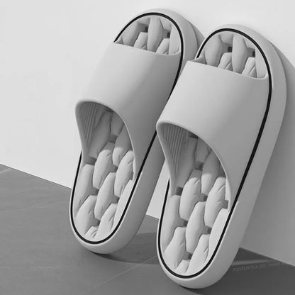 Bathroom House Slippers Leaking Quick-Drying Shower Slipper Light Weight Waterleaky Beach Flip Flops