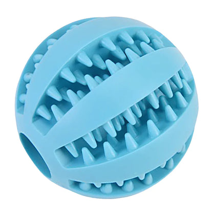 Dog Treat Dispensing Ball – Interactive Chew & Puzzle Toy