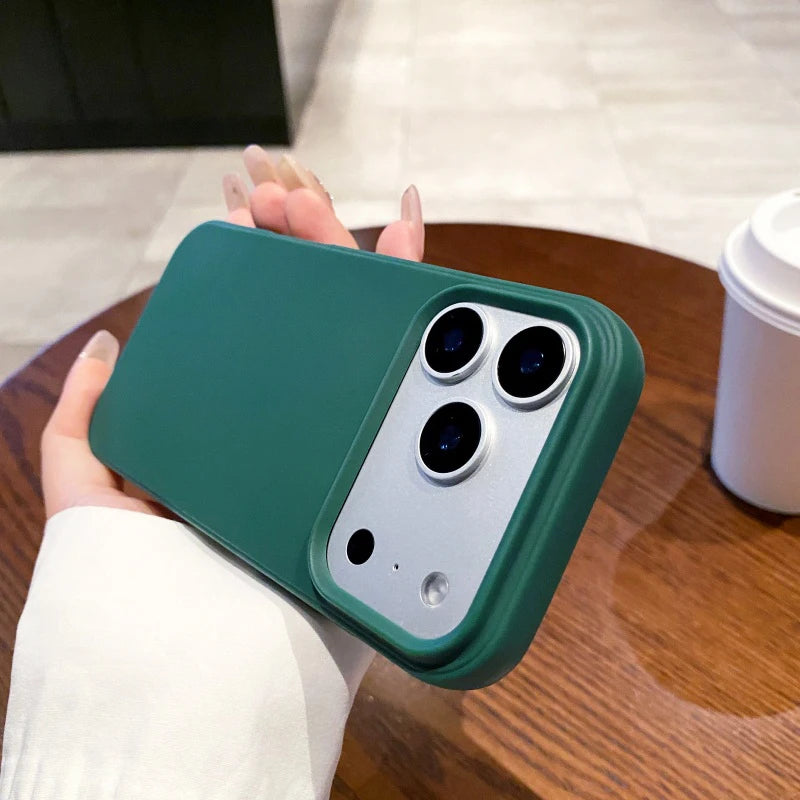 Luxury Candy Color Silicone Soft Case Iphone 17 Air 16 16e 15 14 Pro Max Plus Matte Thin Tpu Cover