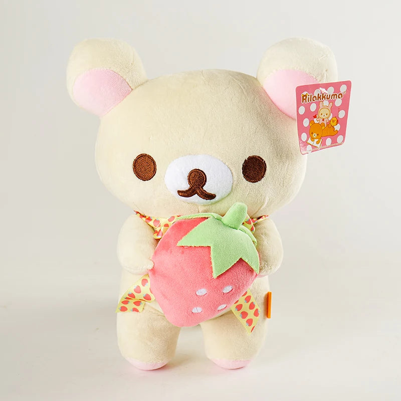 Rilakkuma Plush Toy – Kawaii Stuffed Bear Anime Doll for Room Decor