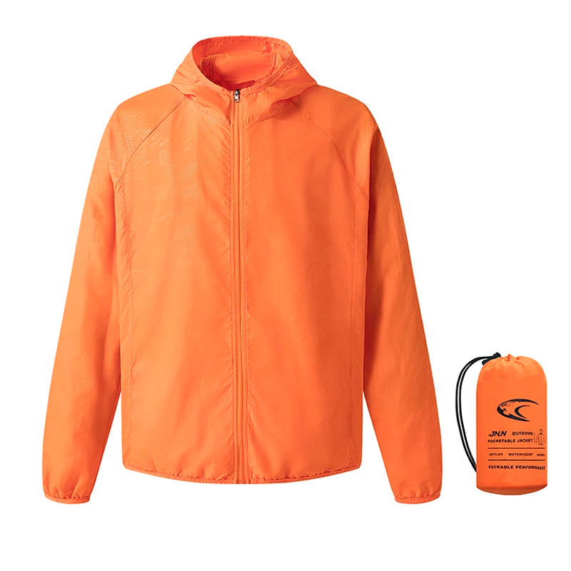 Waterproof Packable Hiking Jacket – Unisex Windbreaker