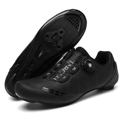 Road Bike Cycling Shoes – Self-Locking SPD Unisex Racing Sneakers