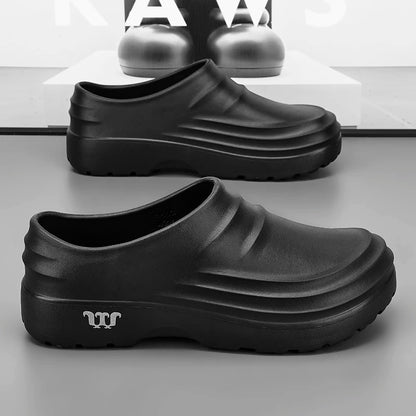 Non-Slip Chef Clogs – Oil-Proof Work Shoes for Kitchen