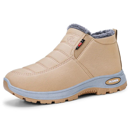 Women's Waterproof Snow Boots – Plush-Lined Warm Ankle Boots