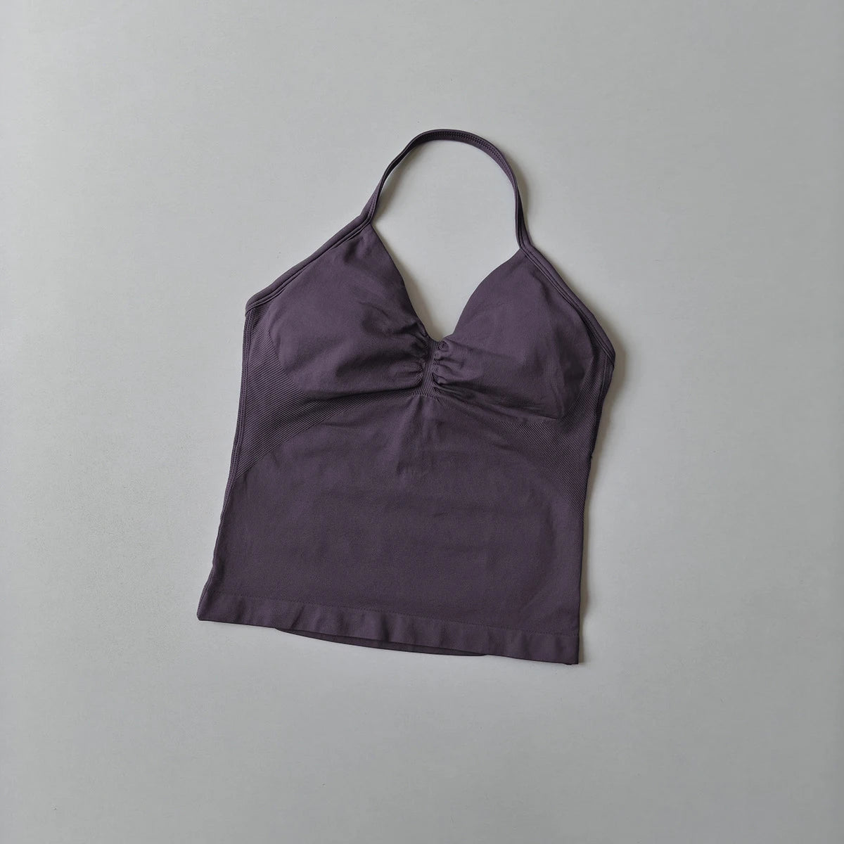 Women's Strappy Backless Crop Top & Scrunch Shorts Set – Gym Yoga Activewear