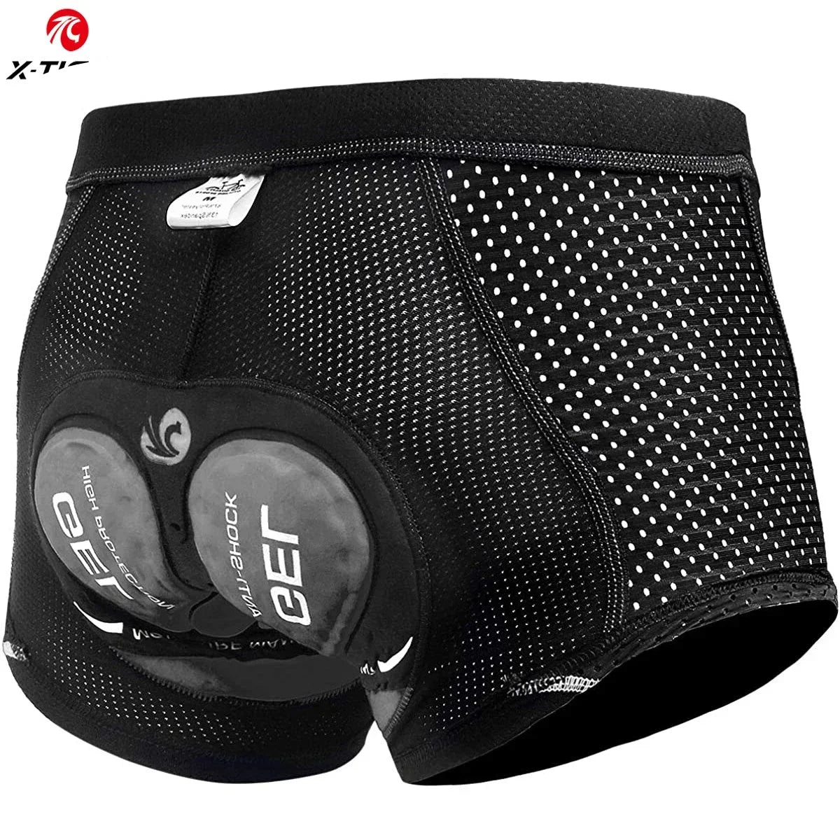X-Tiger Men's 5D Gel Pad Cycling Underwear Shorts – MTB Road Bike
