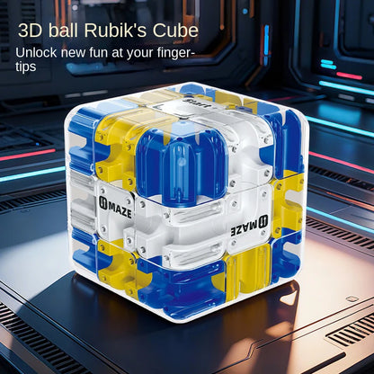 3D Maze Ball Rolling Cube Fidget Toy