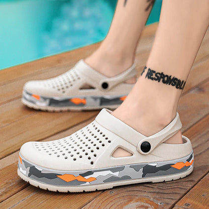 Men's Clog Sandals – Lightweight Breathable Hole Shoes