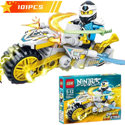 Ninja Dragon Building Blocks Set – Mini Action Figure Toy