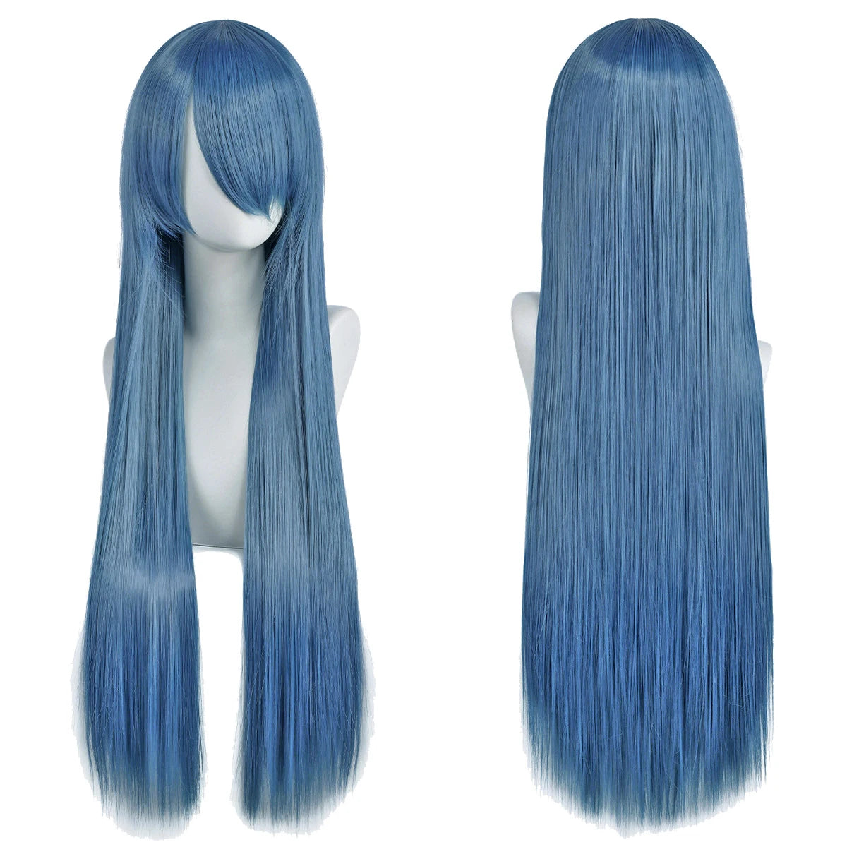Long Straight Cosplay Wig – 32 Inch Synthetic Lolita Hair, 36 Colors