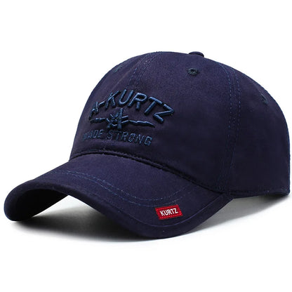 Embroidered Baseball Cap – Adjustable Outdoor Sun Hat for Men & Women