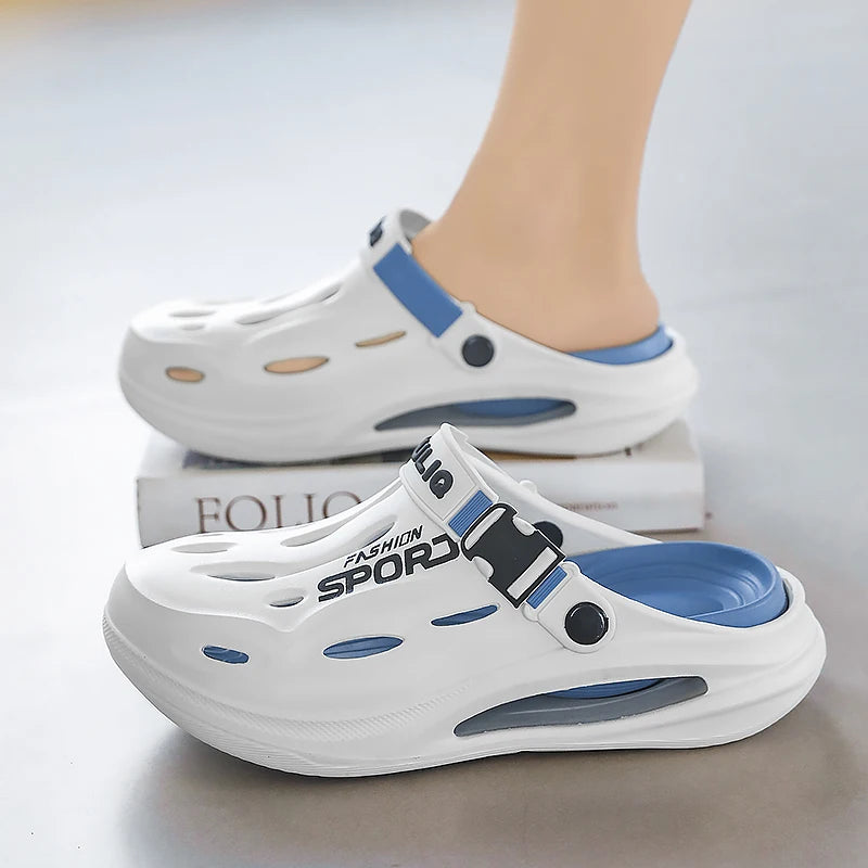 Men's Sport Clogs – Non-Slip Soft Beach Shoes for Summer