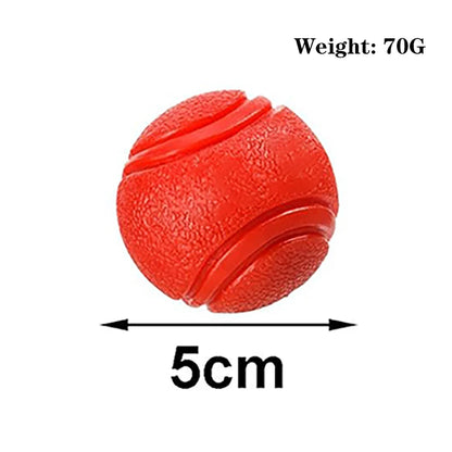 Rubber Dog Ball Bite-Resistant Fetch & Training Toy