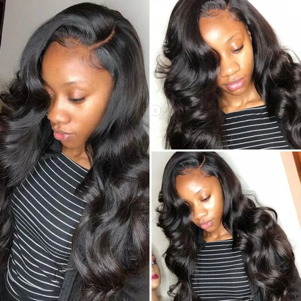 5x5 Glueless Body Wave Lace Front Wig Human Hair Pre Plucked