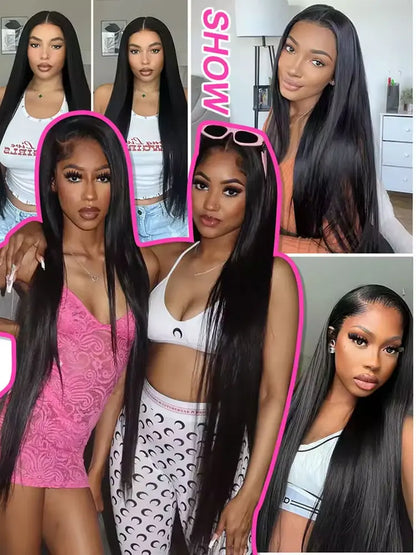 Brazilian Long Straight Hair 26 28 30 Inch 15a Human Bundles Bone Unprocessed Virgin 1
