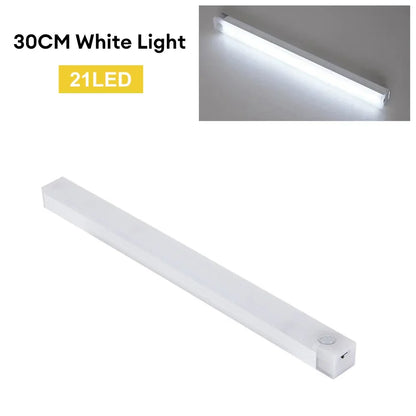 Led Motion Sensor Light Wireless Night Type C Rechargeable Cabinet Wardrobe Lamp Staircase Backlight