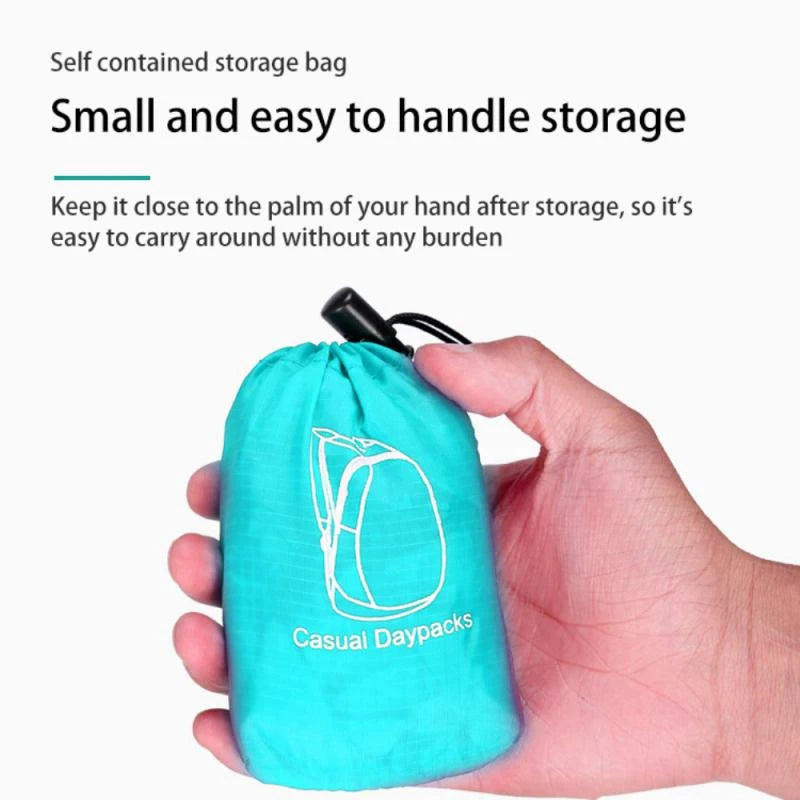 Foldable Waterproof Backpack – Lightweight Packable Hiking Daypack
