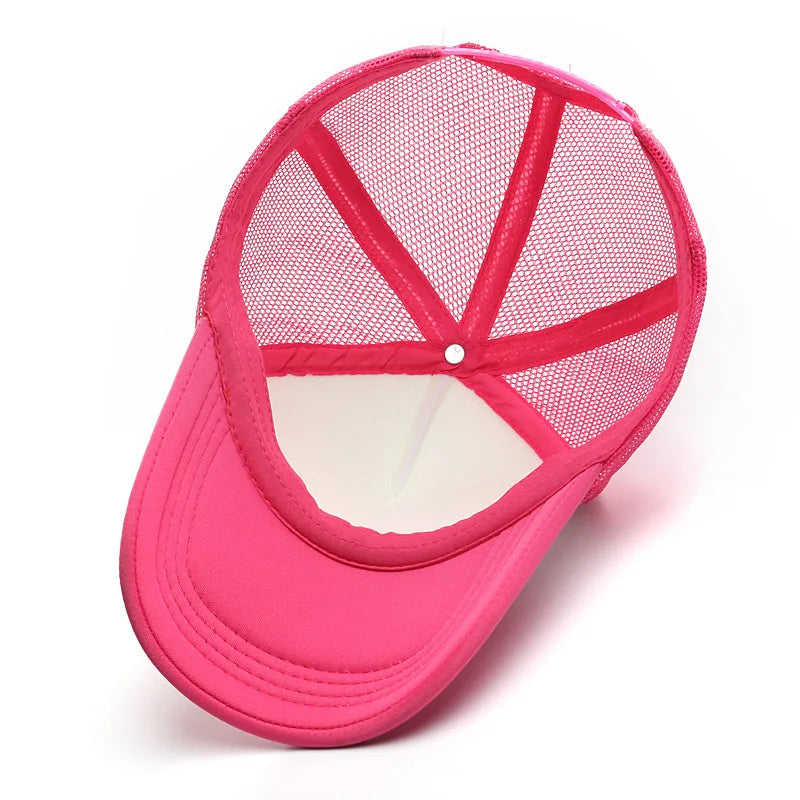 Custom Logo Trucker Hat – Personalized Mesh Baseball Cap
