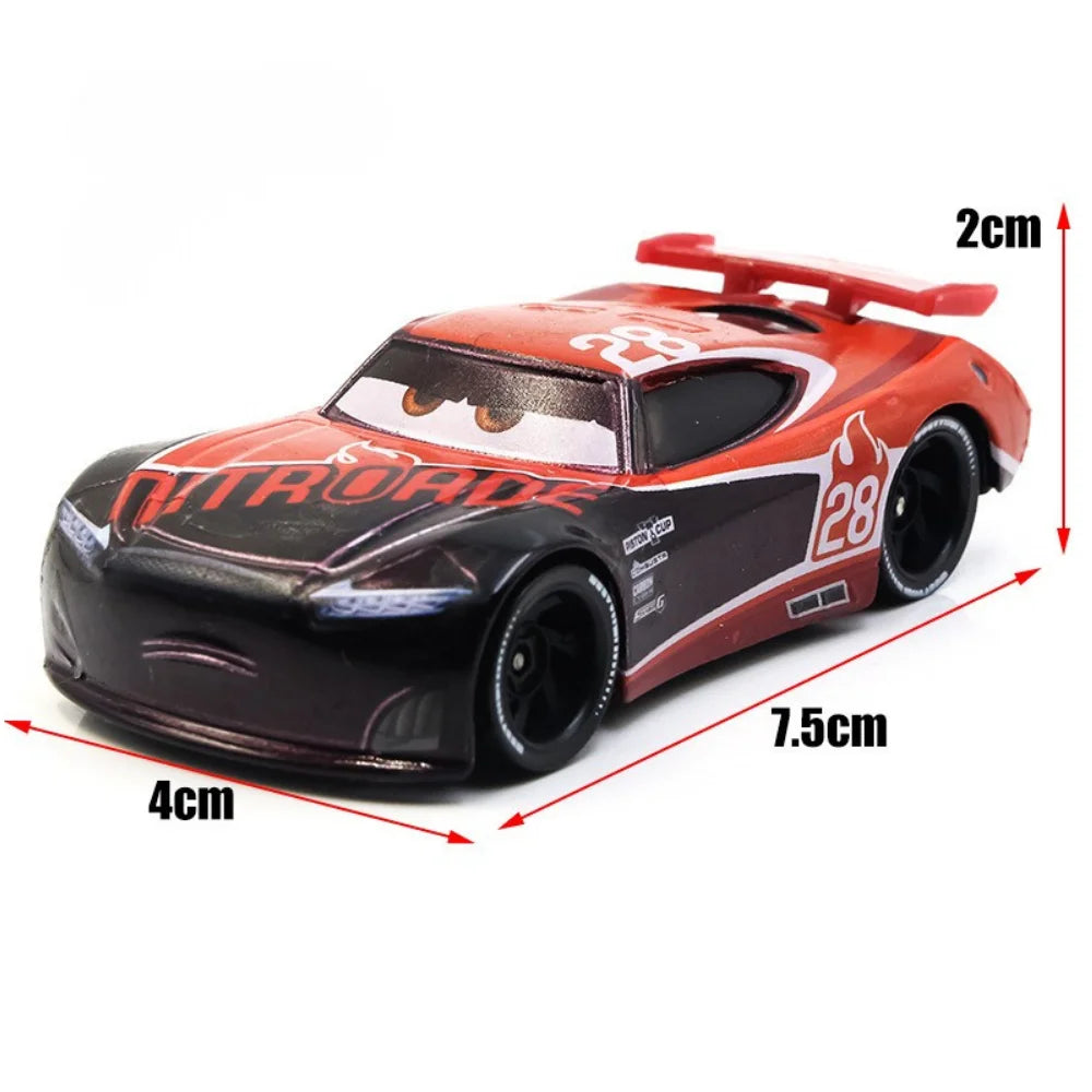 Pixar Cars Die-Cast Metal Model Cars – Lightning McQueen & Friends