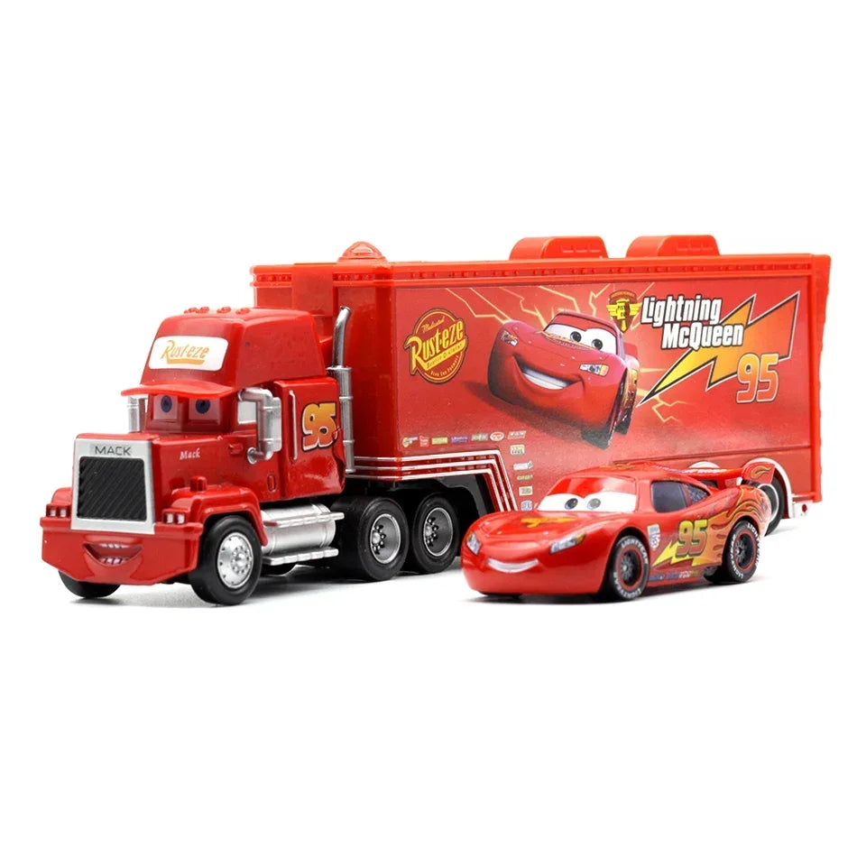 Pixar Cars Die-Cast Toy – Lightning McQueen, King & Ramirez