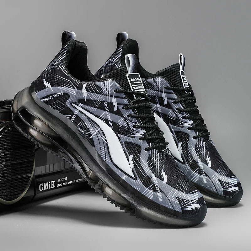 Men's Air Cushion Sneakers – Stylish Non-Slip Athletic Running Shoes