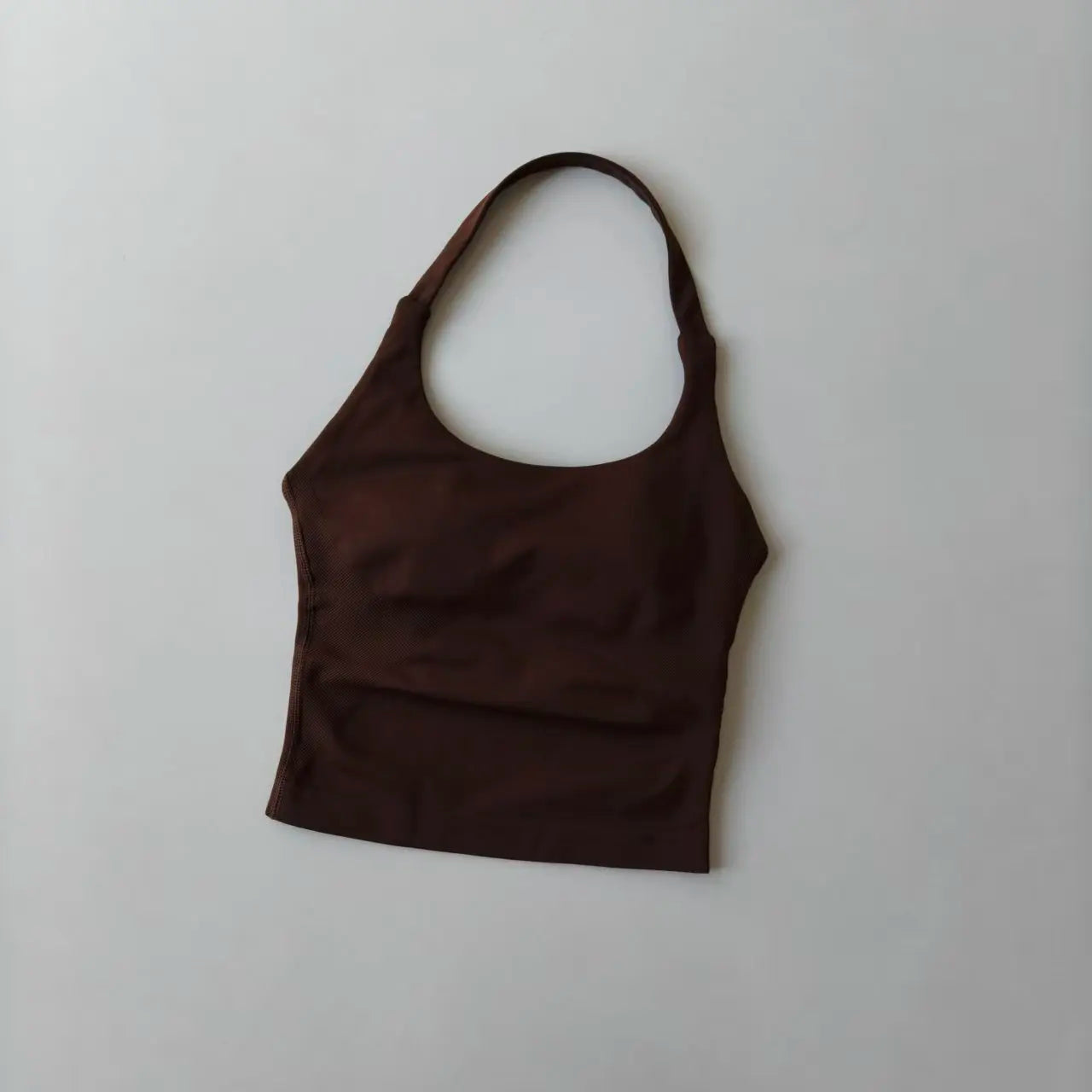 Halter Sports Bra for Women – Longline Shockproof Yoga Gym Top