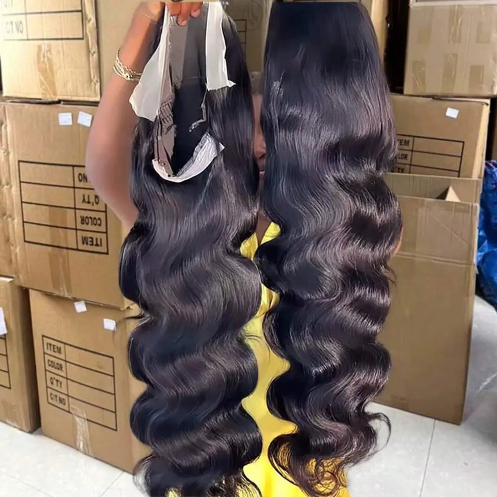 Body Wave Lace Front Wig Human Hair 13x6 HD Lace 200%-250% Density 16-42 Inch