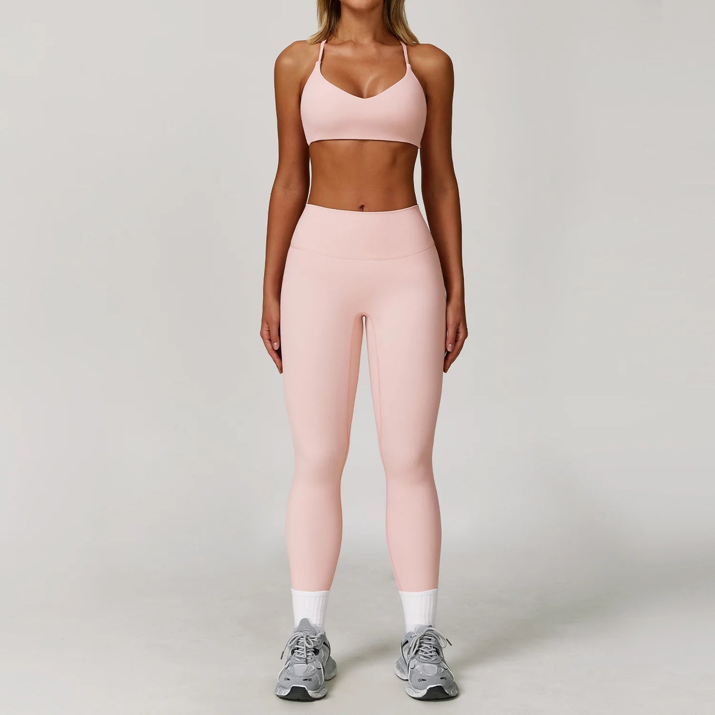 Women's Yoga Set – 2 & 3 Piece Sports Bra & Shorts Activewear