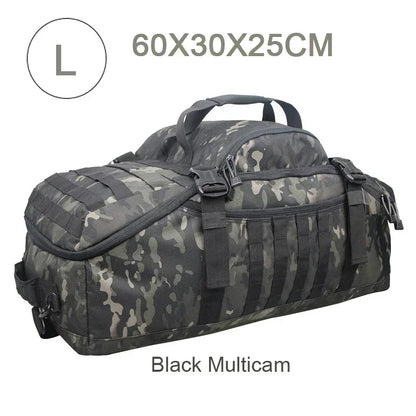 Tactical MOLLE Duffle Bag Backpack – 25L / 45L / 80L Outdoor Military Pack