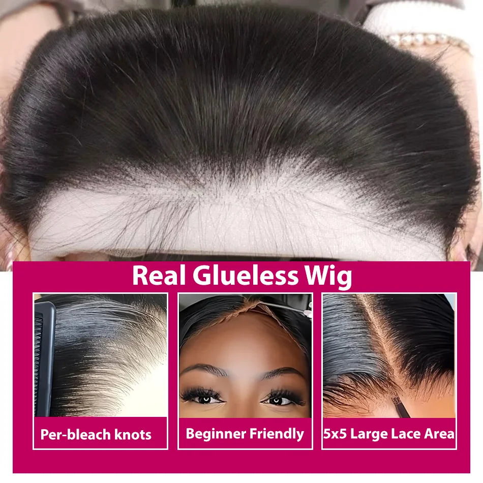 Body Wave HD Lace Wig – 5x5 Glueless, 13x4 & 13x6 Human Hair, 180–250% Density