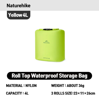 Naturehike Waterproof Dry Bag – Lightweight Roll Top Storage Sack