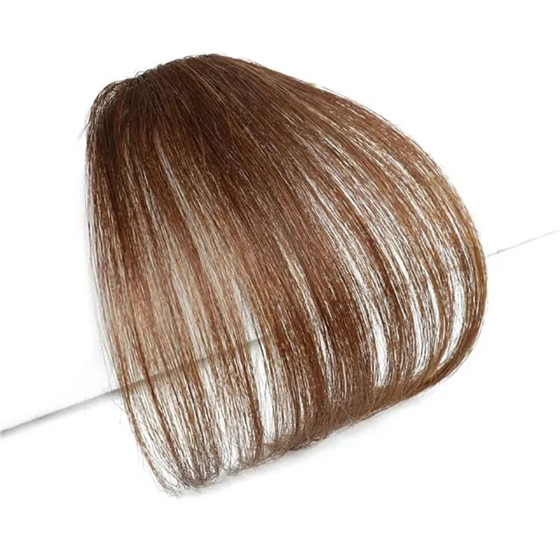 Clip-In Air Bangs Hair Extension – Synthetic Wispy Fringe Hairpiece for Women