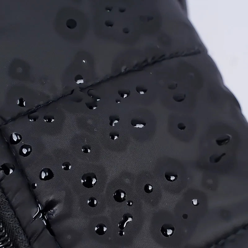 Waterproof Padded Dog Jacket Winter Vest with Zipper