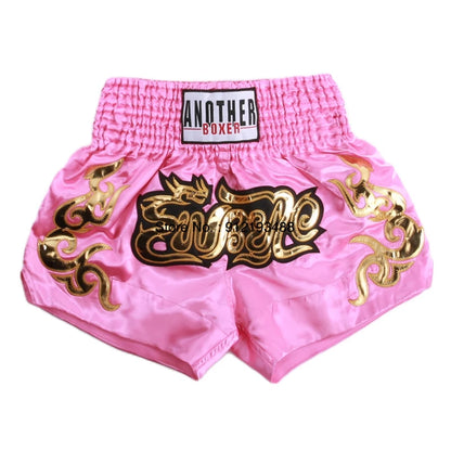 Muay Thai Shorts – Embroidery Kickboxing & Martial Arts Training Pants