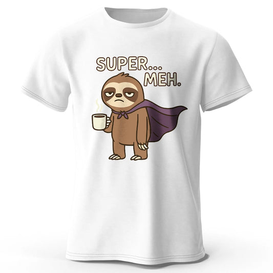 Super Meh Graphic T Shirt Oversized Cotton Streetwear Tee