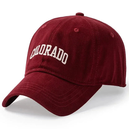 Embroidered Baseball Cap – Deep Crown Wide Brim Sun Hat